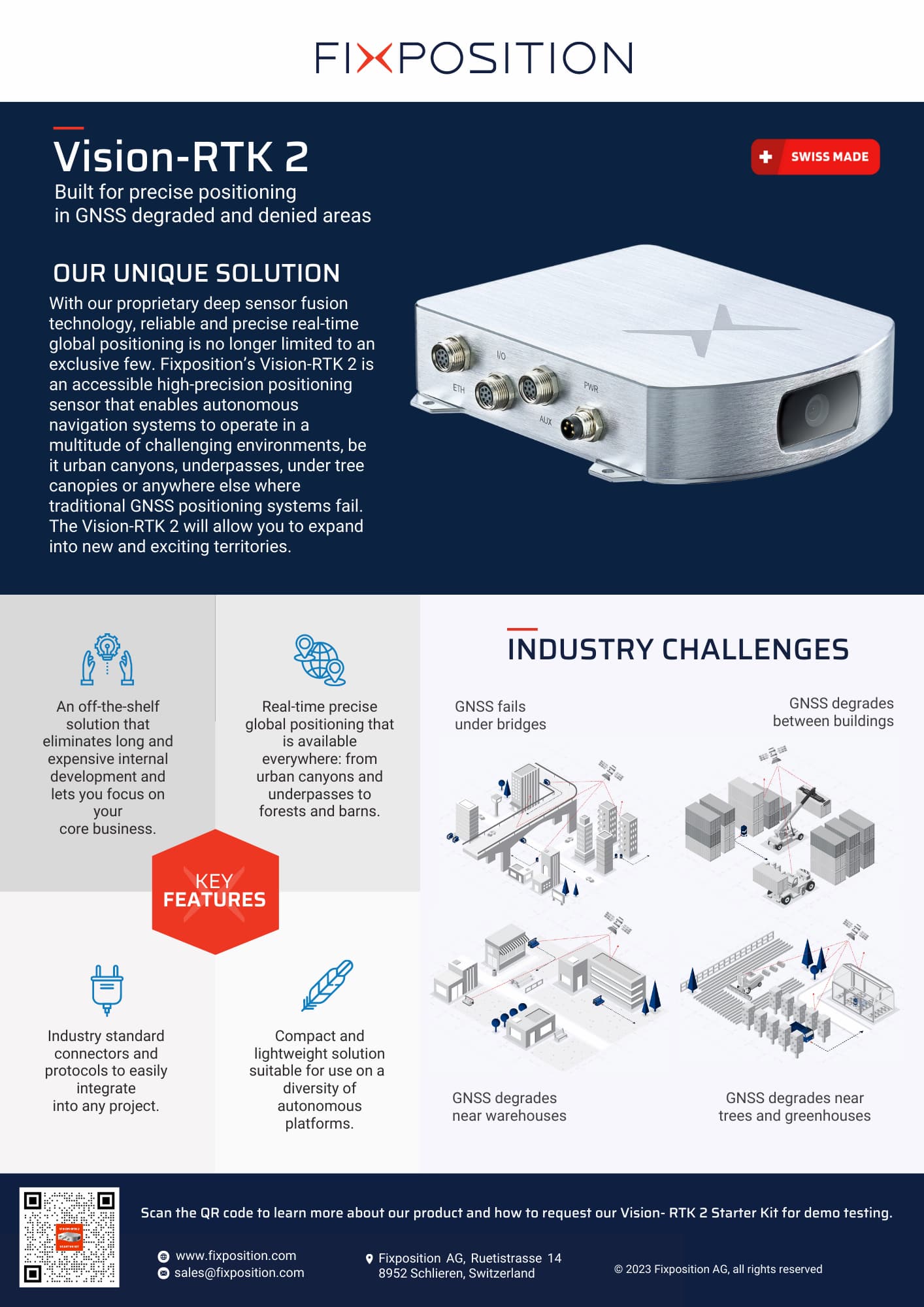 Vision-RTK 2 Product Brochure | Fixposition